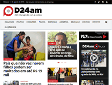 Tablet Screenshot of noticias.d24am.com